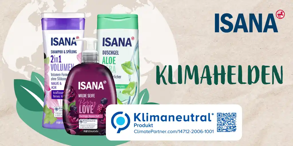 Isana producten zijn exclusief te koop bij duitse voordeel drogist