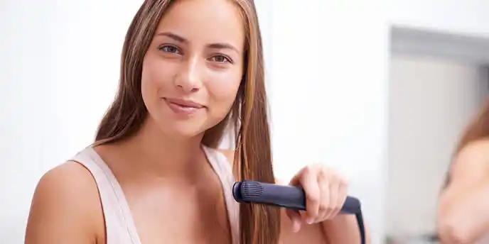 Haare glätten