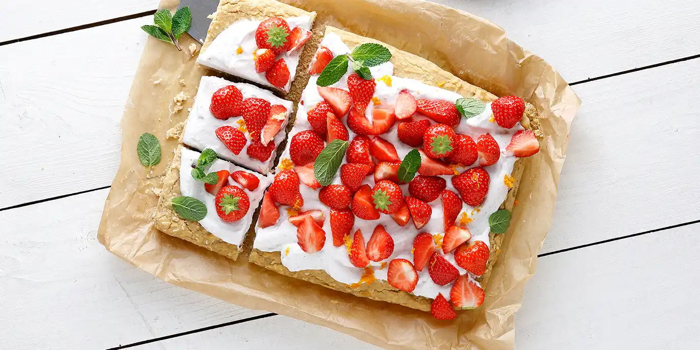 Erdbeer-Kokos-Kuchen