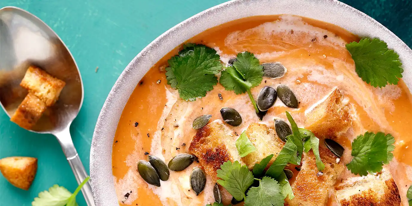 Rote-Linsen-Tomaten-Suppe