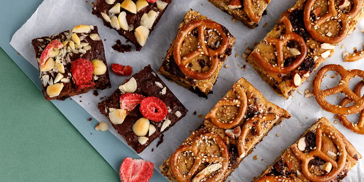 Vegane Kichererbsen-Blondies