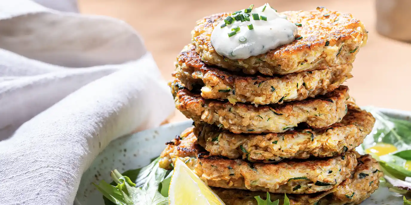 Zucchini Hafer Puffer selber machen