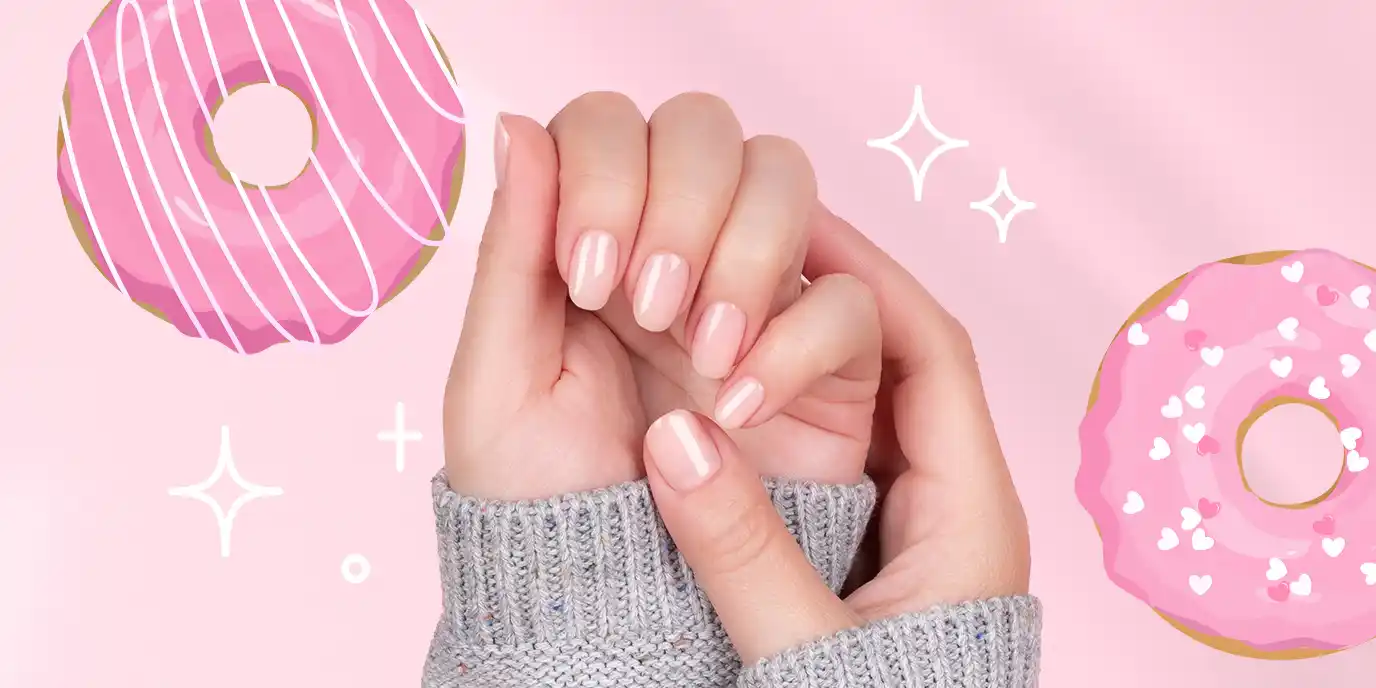 Glazed Donut Nails