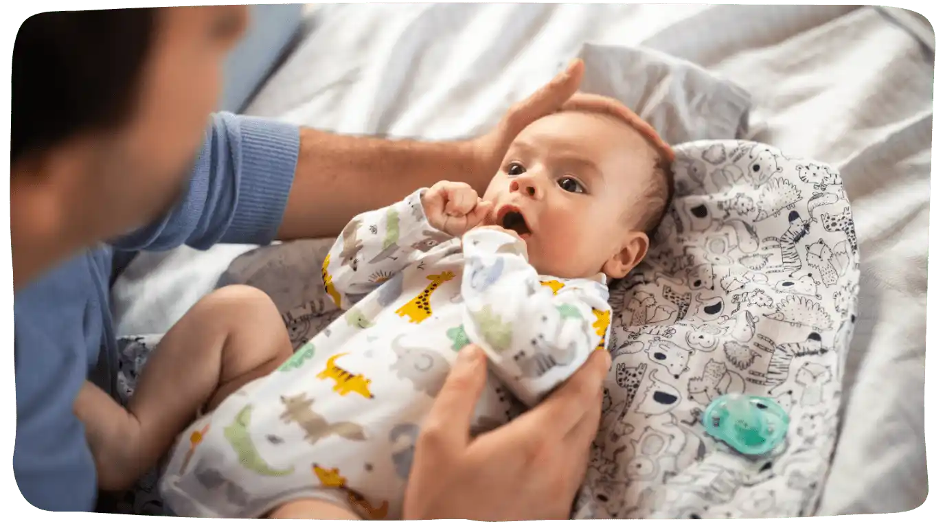 Babys im vierten Monat