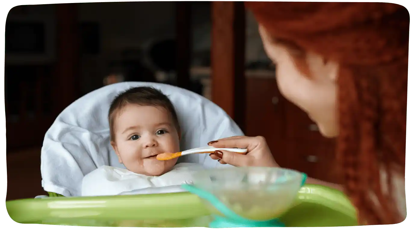 Baby im fünften Monat