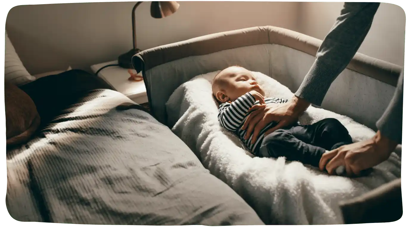 Babys Schlaf im sechsten Monat