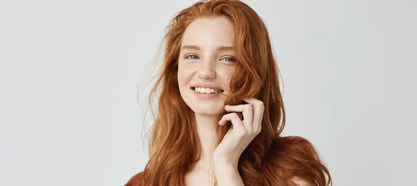 Kupfer Haare