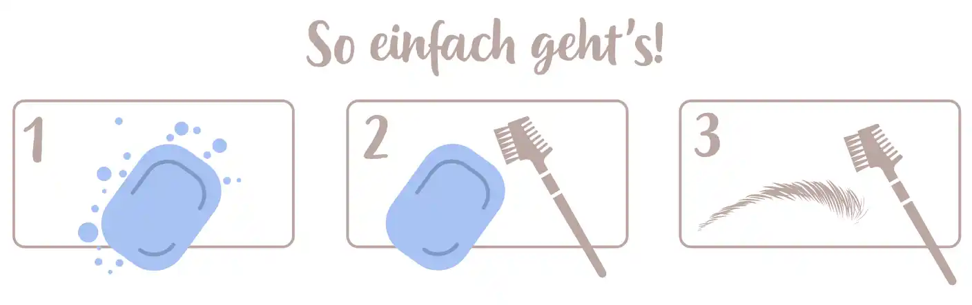 Soap-Brows Anleitung